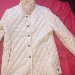 new cream coach jacket